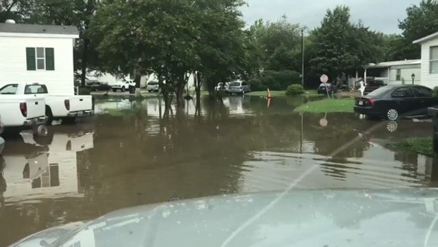 Pelham Streets Under Water Amid Flood Warnings Across Several Alabama Counties