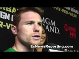 canelo alvarez vs erislandy lara canelo spanish interview EsNews boxing