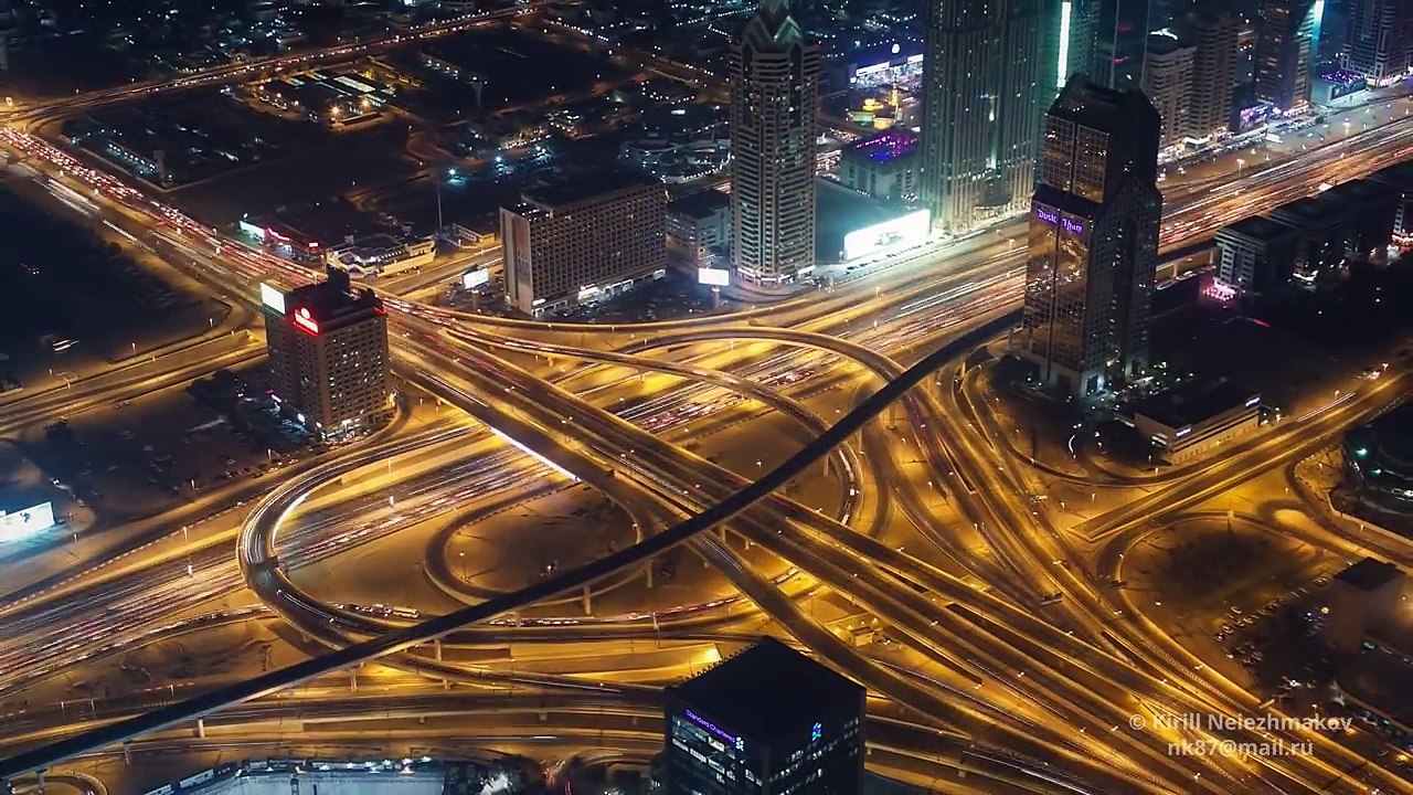Dubai. Arab Emirates Timelapse-Hyperlapse