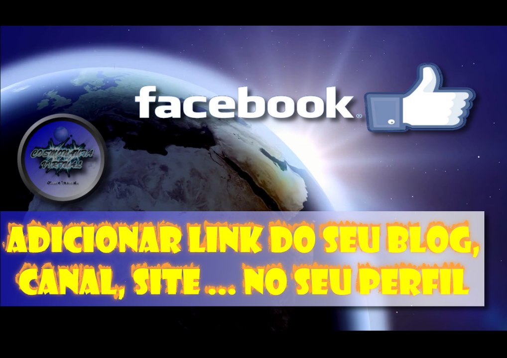 Colocar Link do seu site, blog, canal ... no seu perfil do Facebook