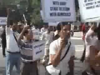 New Delhi Demostration Against the Shwe Gas Pipeline