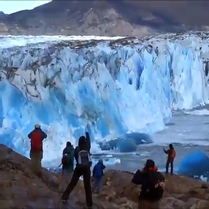Beautiful ice landing