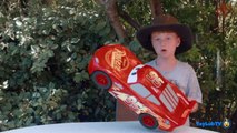 GIANT EGG SURPRISE DINOSAURS VS CARS! Dinosaur & Disney Cars 3 Movie Toys, Biggest Lightni