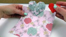 Süßes Herz falten _ DIY Idee für Kinder _ Basteln für die Lieben _ Valentinstags Idee-NMMdGWwe