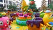 Outdoor Playground Amusement Park Family Fun Johny Johny Yes Papa Nursery Rhymes Song for