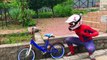 Joker turned Motorcycle in a small Bike and Biker SpiderMan was in an ACCIDENT on Motorcyc