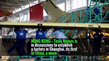 Tesla in Talks to Set Up Electric Car Factory in Shanghai