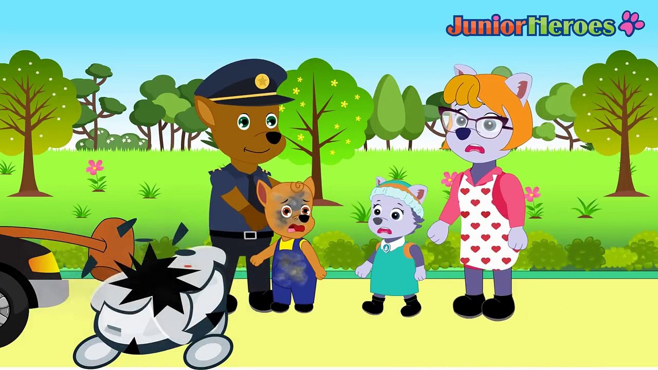 Paw Patrol Baby Cut His Brothers Ear Crying Full Episodes! Finger Family Song Nursery Rhy