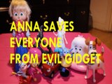 ANNA SAVES EVERYONE FROM EVIL GIDGET   MASHA BOOTS SKYE CARS 3 BENNY MAX ELSA SPIDERMAN Toys Video