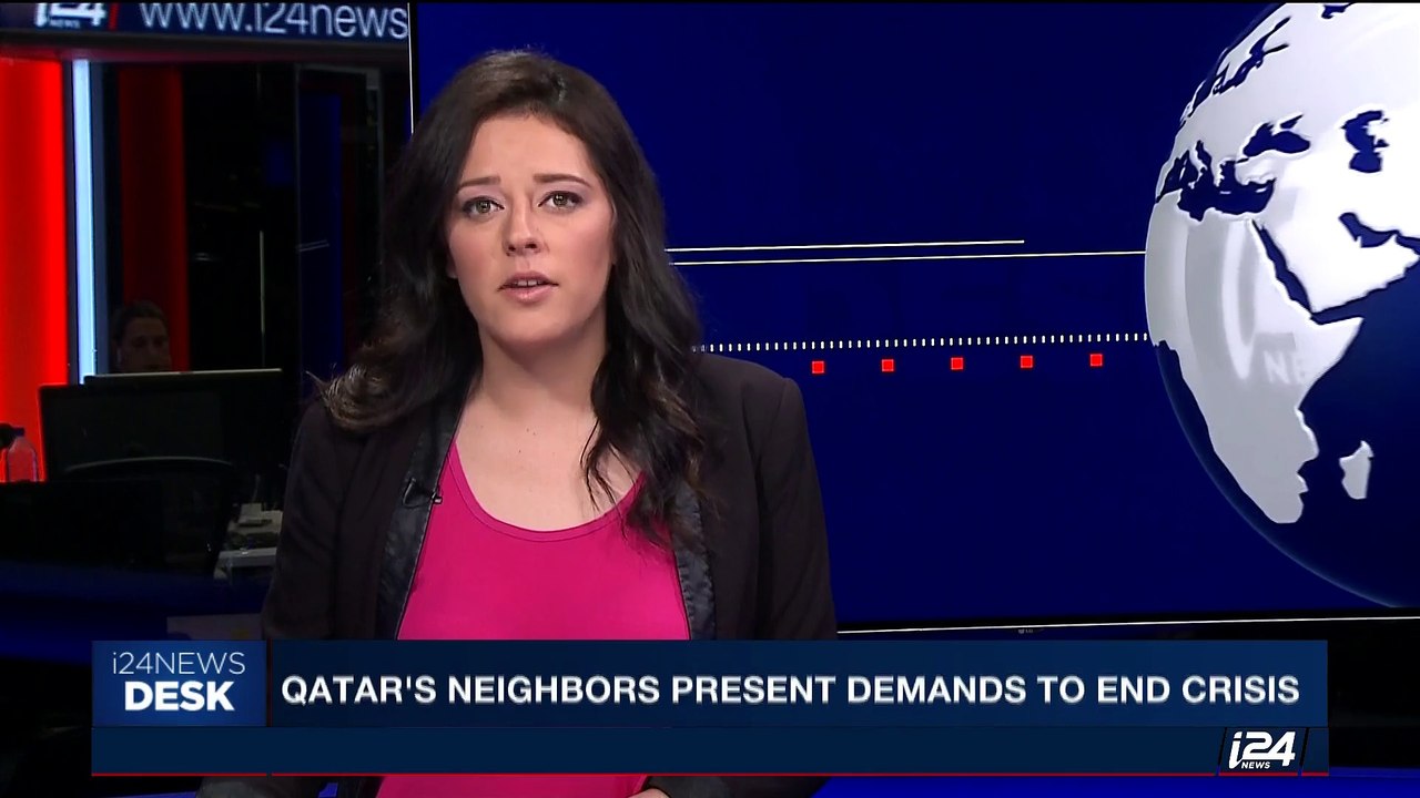 i24NEWS DESK | Qatar's neighbors present demands to end crisis | Friday, June 23rd 2017