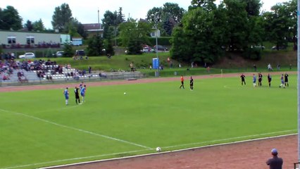 Grom Więcbork - Gwiazda Starogród - bramka Łukasza Nowaka na 3:0.
