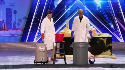 Download Video: Americas Got Talent 2017 Science Guy Nick Uhas Blows Up Howie on Stage Full Audition S12E