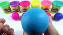 Learn Colors with Play Doh - Play Doh Balls Elephant Noel Love Molds Fun Creative f