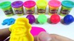 Learn Colors with Play Doh - Play Doh Balls Elephant Noel Love Molds Fun Creative
