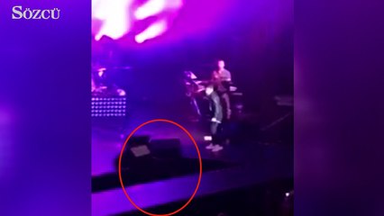 Kenan Doğulu sahneden düştü