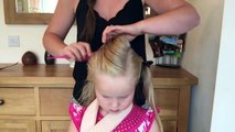 Tresser papillon par par néerlandais filles cheveux coiffures dentelle petit tutoriel deux