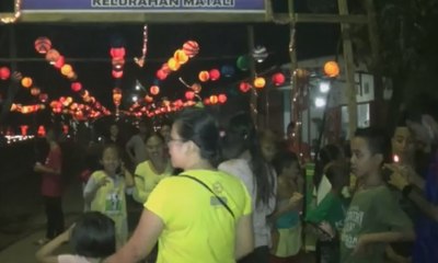 Lampion dari Bola Plastik Jadi Tradisi Unik di Kotamobagu