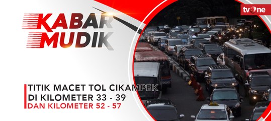 Titik Macet Tol Cikampek di KM 33-39 dan KM 52-57