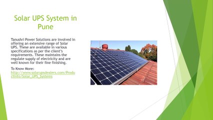 TANUSHRI POWER SOLUTIONS video