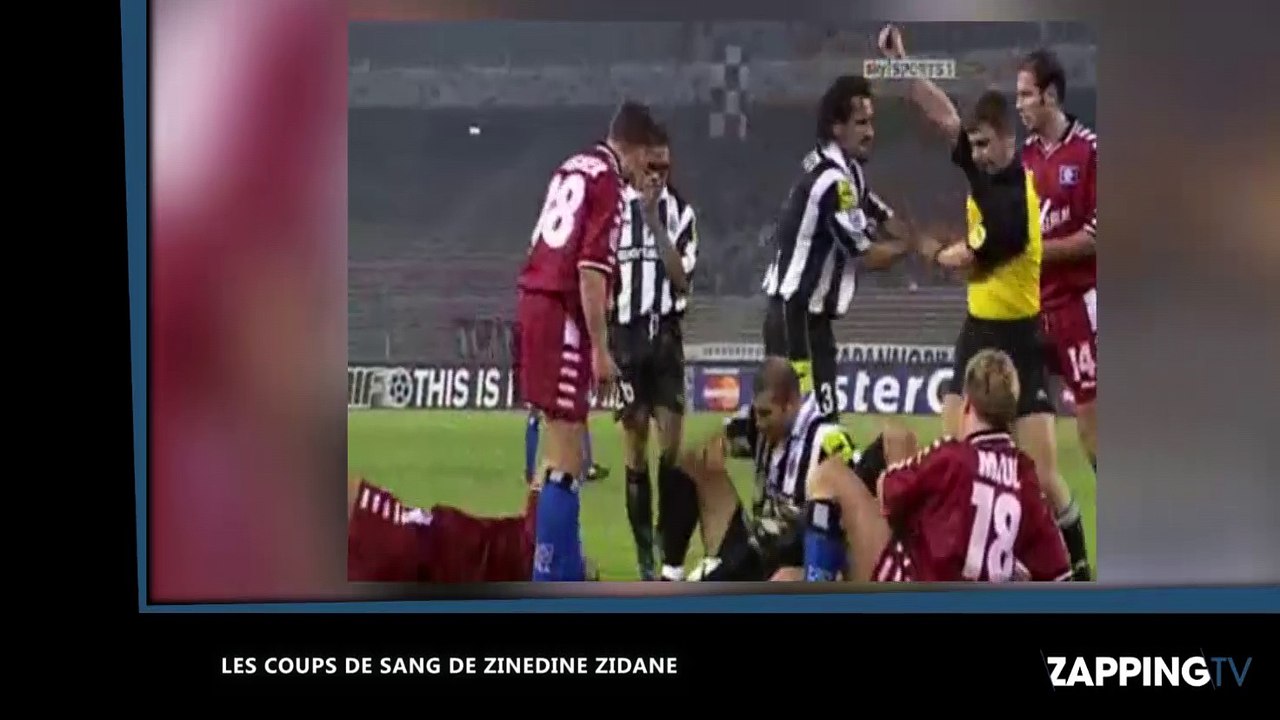 Zinedine Zidane : Ses plus gros pétages de plomb sur le terrain (Vidéo)