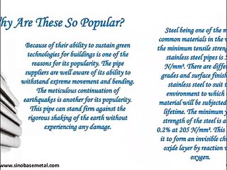 What Makes Stainless Steel Pipes So Unique