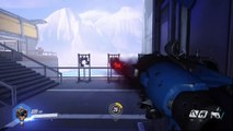 Overwatch: When the practice range bot has perfect timing