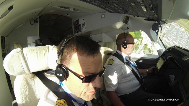 La démonstration du Falcon 8X - Bourget 2017 - Dassault Aviation