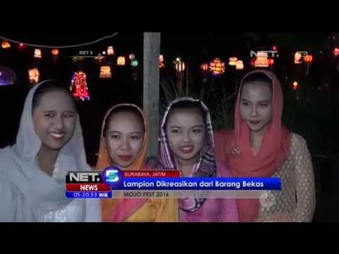 Ratusan Lampion Hiasi Sungai Kalidami - NET5