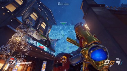 Overwatch: Stacking and dropping Mei walls results in some really wonky physics