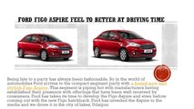Ford Figo Aspire Feel to better at driving