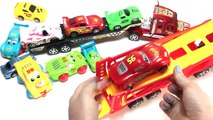 Learning Color With Disney PIXARdsa Cars Lightning McQueen Mack Truck Jeep for kids car toy