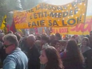 Manif 18 octobre 2007 Bordeaux