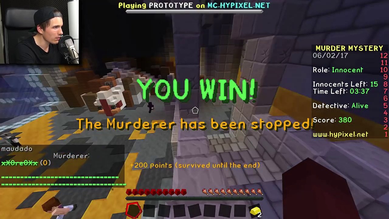 TÖDLICHES MURDER DUELL GEGEN MAUDADO! ✪ Minecraft MURDER