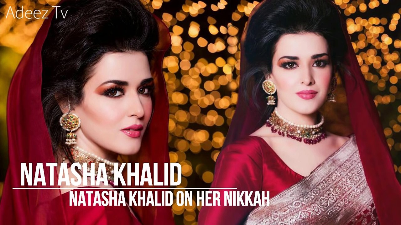 Natasha Khalid on her Nikkah