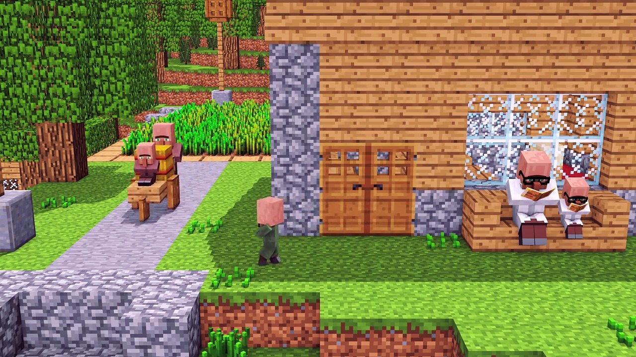 Villager & Witch Life 3 Minecraft Animation