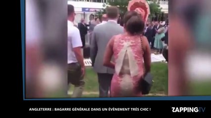 Angleterre : Une bagarre générale éclate dans un évènement très chic (vidéo)
