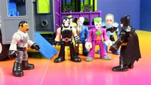 Imaginext Arkham As DC Super Friends Fisher Price Batman Joker Bane And T