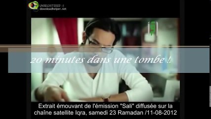 Il raconte son expérience après avoir passé 20 min dans une tombe