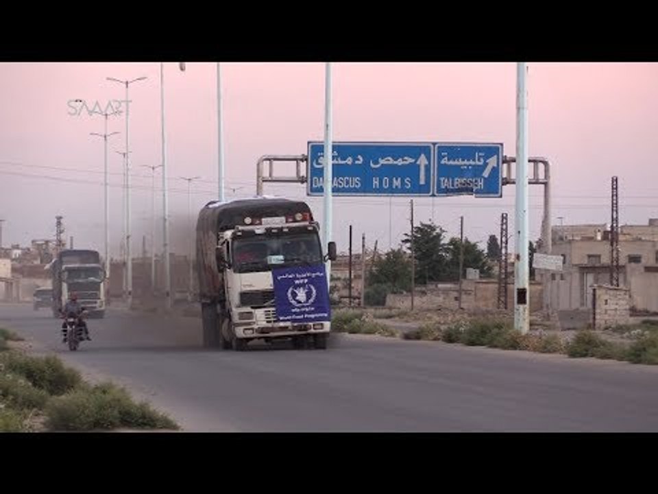 Humanitarian Aid Arrives to Opposition-Held City of Rastan