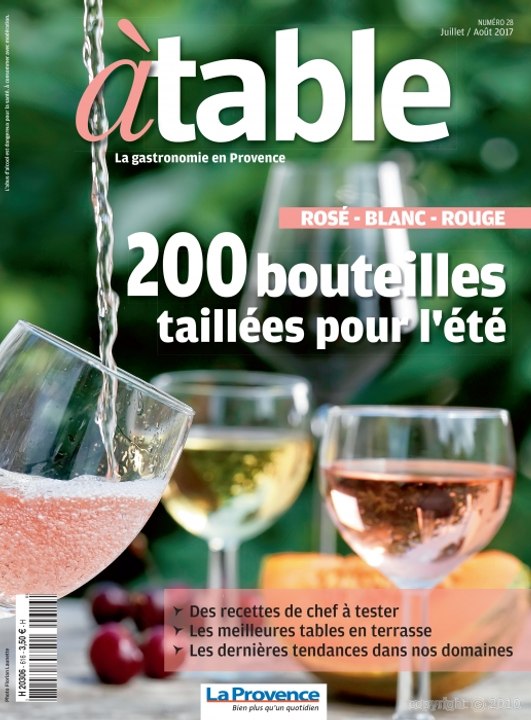 Le magazine "à table" vous présente les 200 vins de l'été