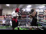 tmt boxing star andew tabiti sparring EsNews