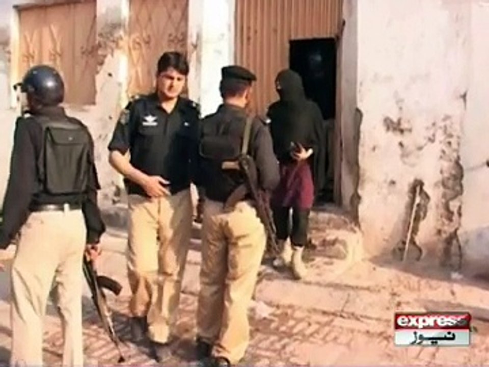 POLICE OPERATION IN PESHAWAR