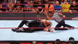 WWE RAW 19th june 2017 Roman Reigns VS  Braun Strowman Returns