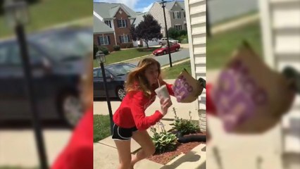 Girl dropping McDonald's takeaway breaks the internet's heart