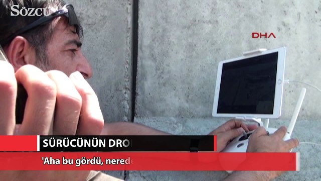 Çorum 206 TL ceza kesilen sürücünün 'Drone' tepkisi