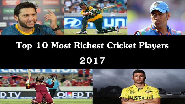 Top 10 Most Richest Cricket Players – Successful Cricketers 2017