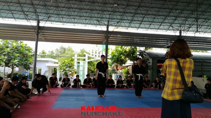 Part 8 - KAN Club (Đồng Nai) biểu diễn côn nhị khúc cơ bản. Nunchaku girl. www.KANCLUB.com