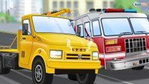 Dessins animés pour bébés. Camion de pompiers, Camion, Voiture de police pour enfants Série 2