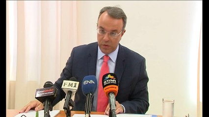 Η συνέντευξη τύπου του Χρήστου Σταϊκούρα