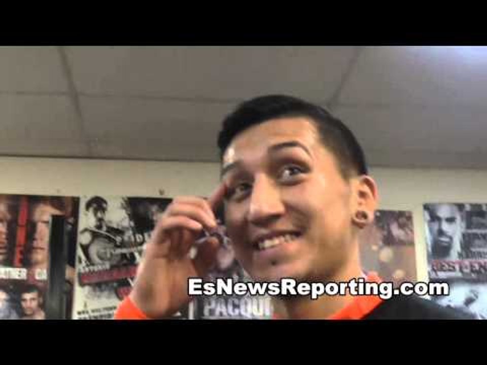 amateur boxer on fighting first time with no he...